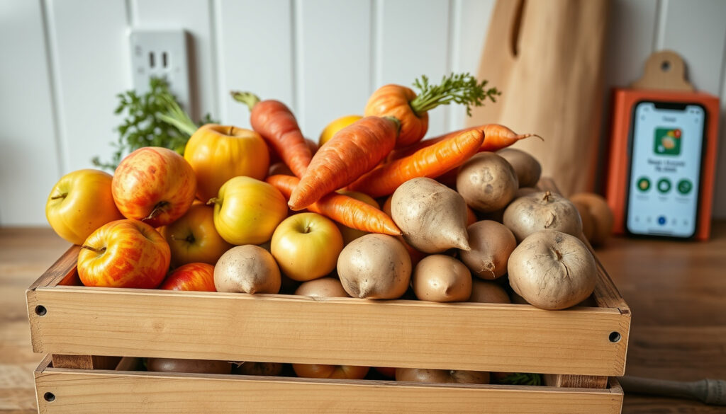 Hässliches Obst und Gemüse: Wo kaufen & Anti-Verschwendungs-Apps